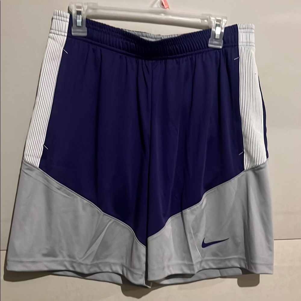 Nike Men's Athletic Shorts in Navy and Gray